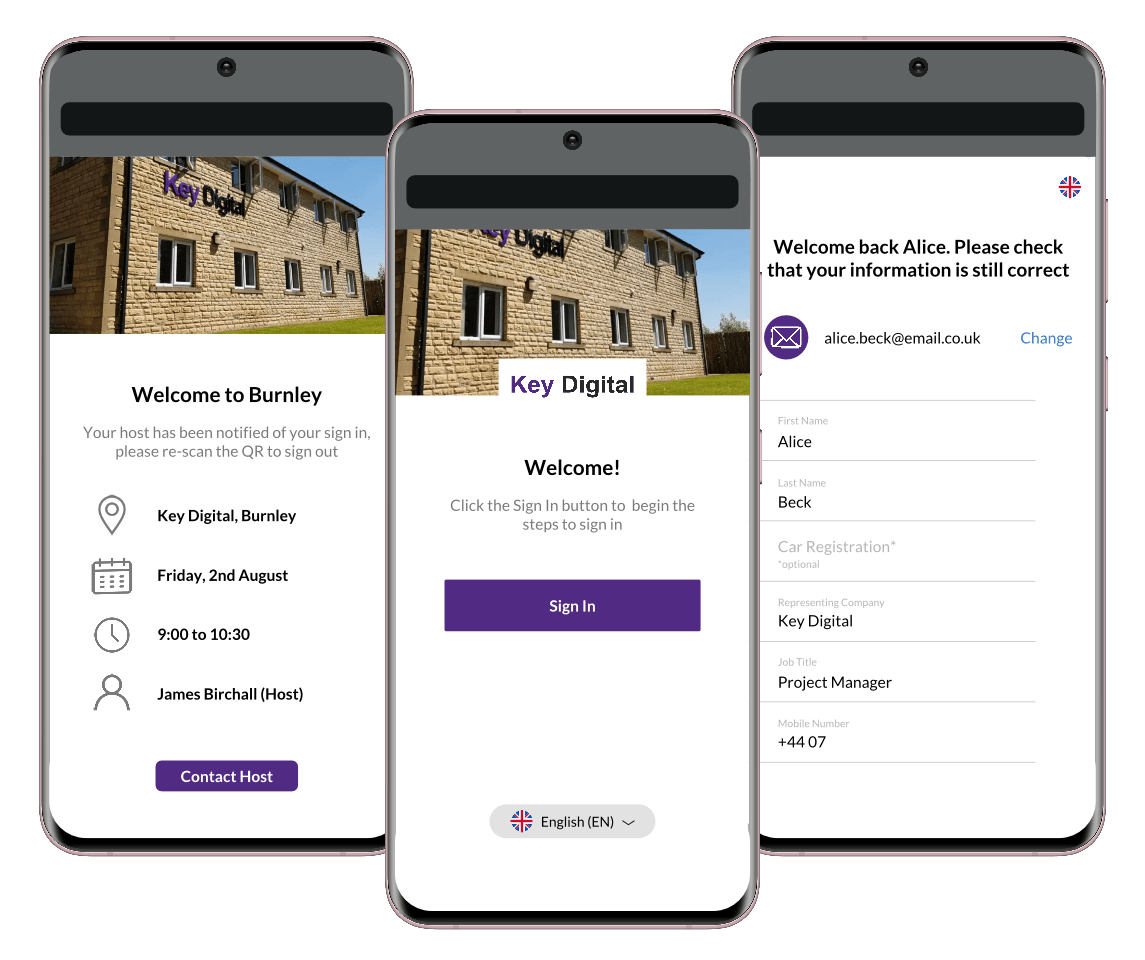 visitor management app