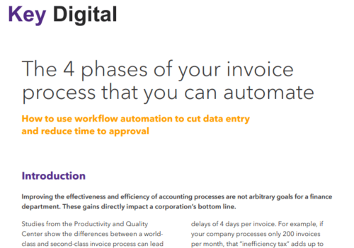 The 4 Phases Of Your Invoice Process That You Can Automate - Key ...